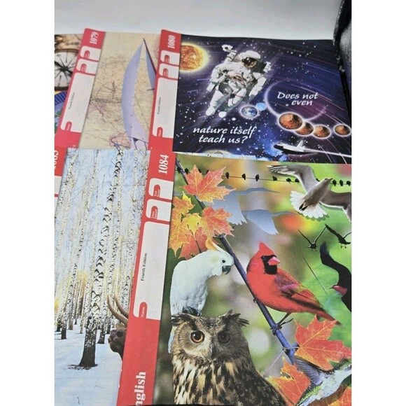 ACE School Of Tomorrow English Paces 1077-1084 & Score Keys 1073-1084 7th Grade - Picture 10 of 10